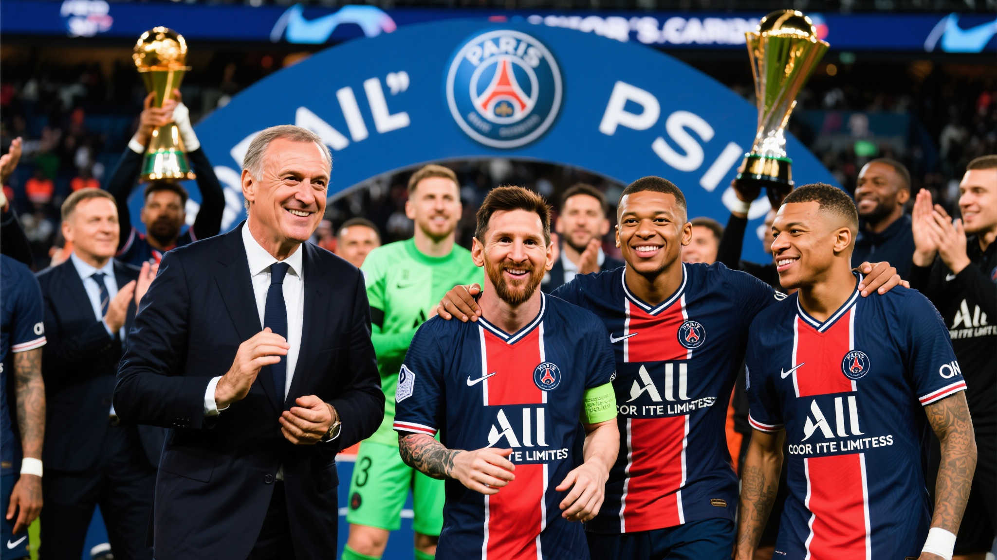 前巴黎主席盛赞梅西、内马尔与姆巴佩等昔日球星 巴黎圣日耳曼俱乐部(PSG),作为当前足坛最耀眼的